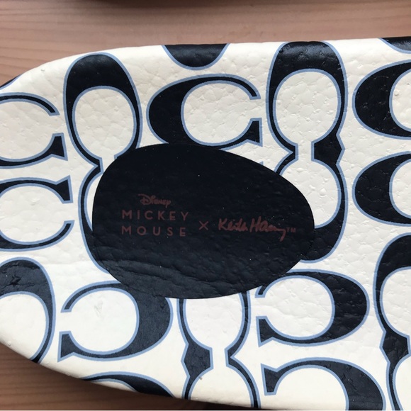 🥰 🐭 Coach Disney Mickey Mouse X Keith Haring Slide - Picture 11 of 13